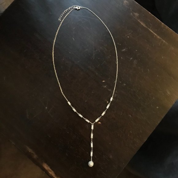 Silver Lariat Necklace - Picture 4 of 4